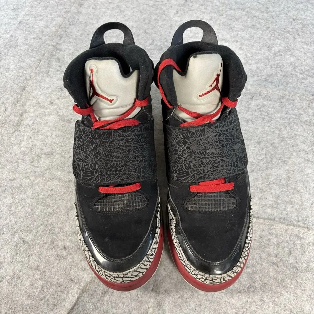 512245-001 - Mens 14 - Nike Air Jordan Son of Mars Black Cement Red White 2012